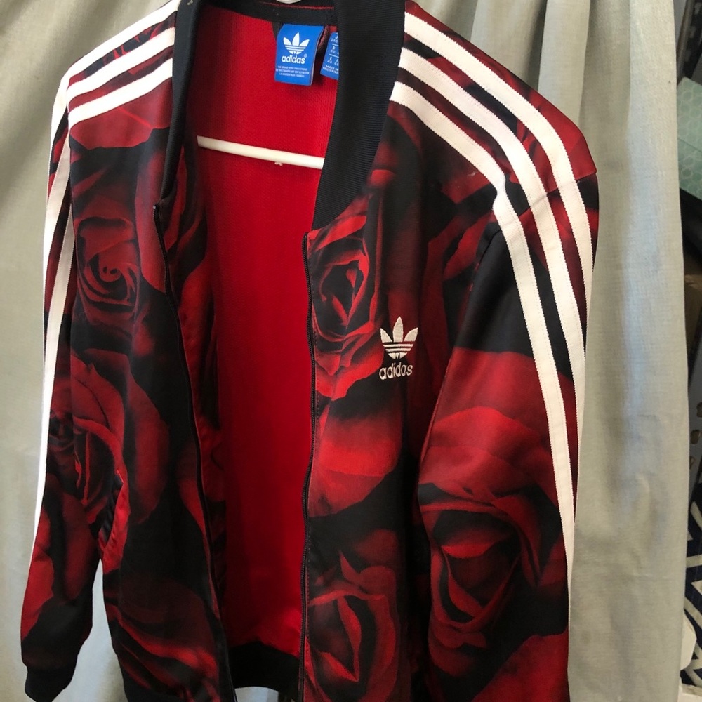 Adidas Rose zip up jacket